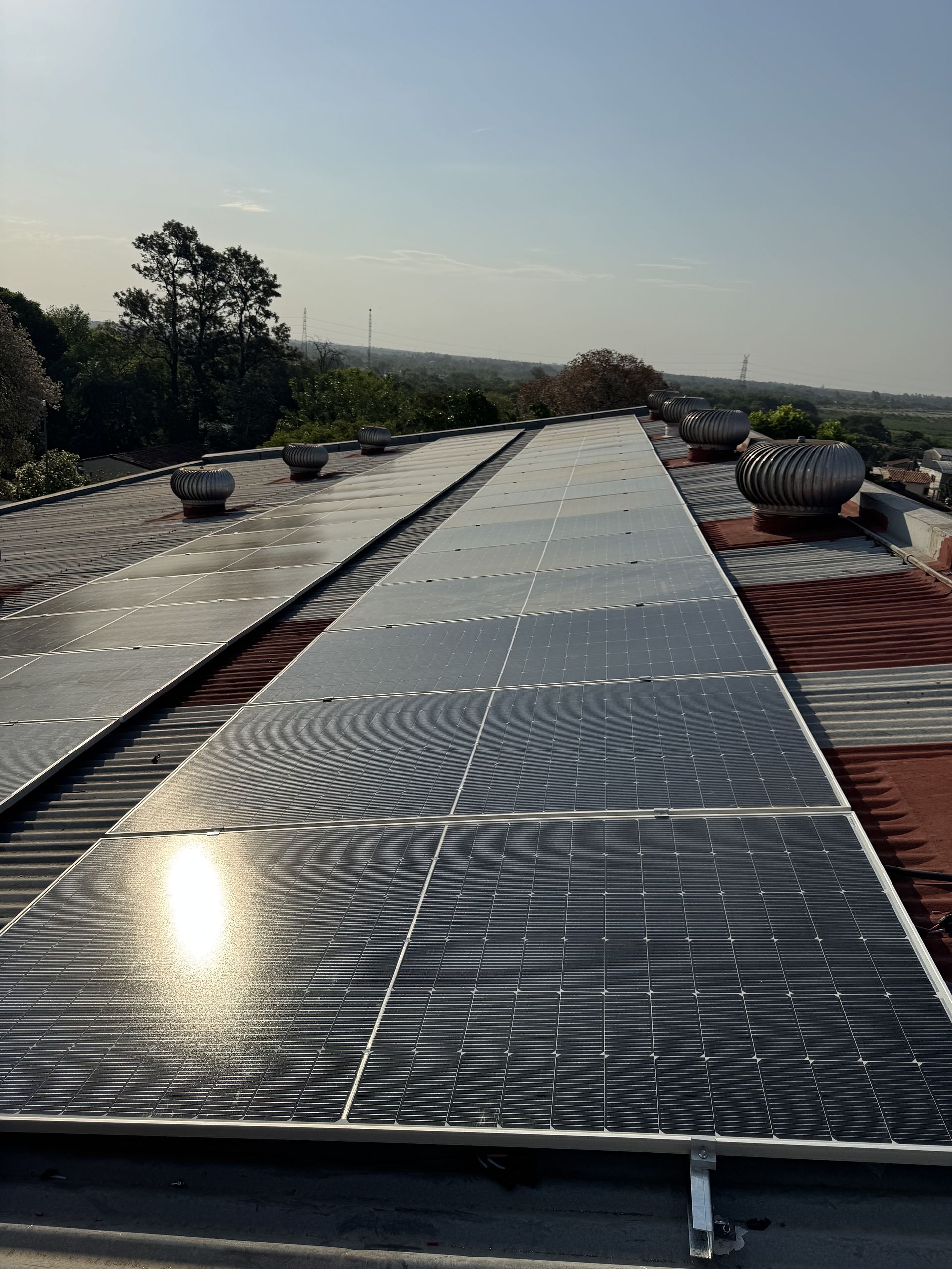 Große gewerbliche Solaranlage
