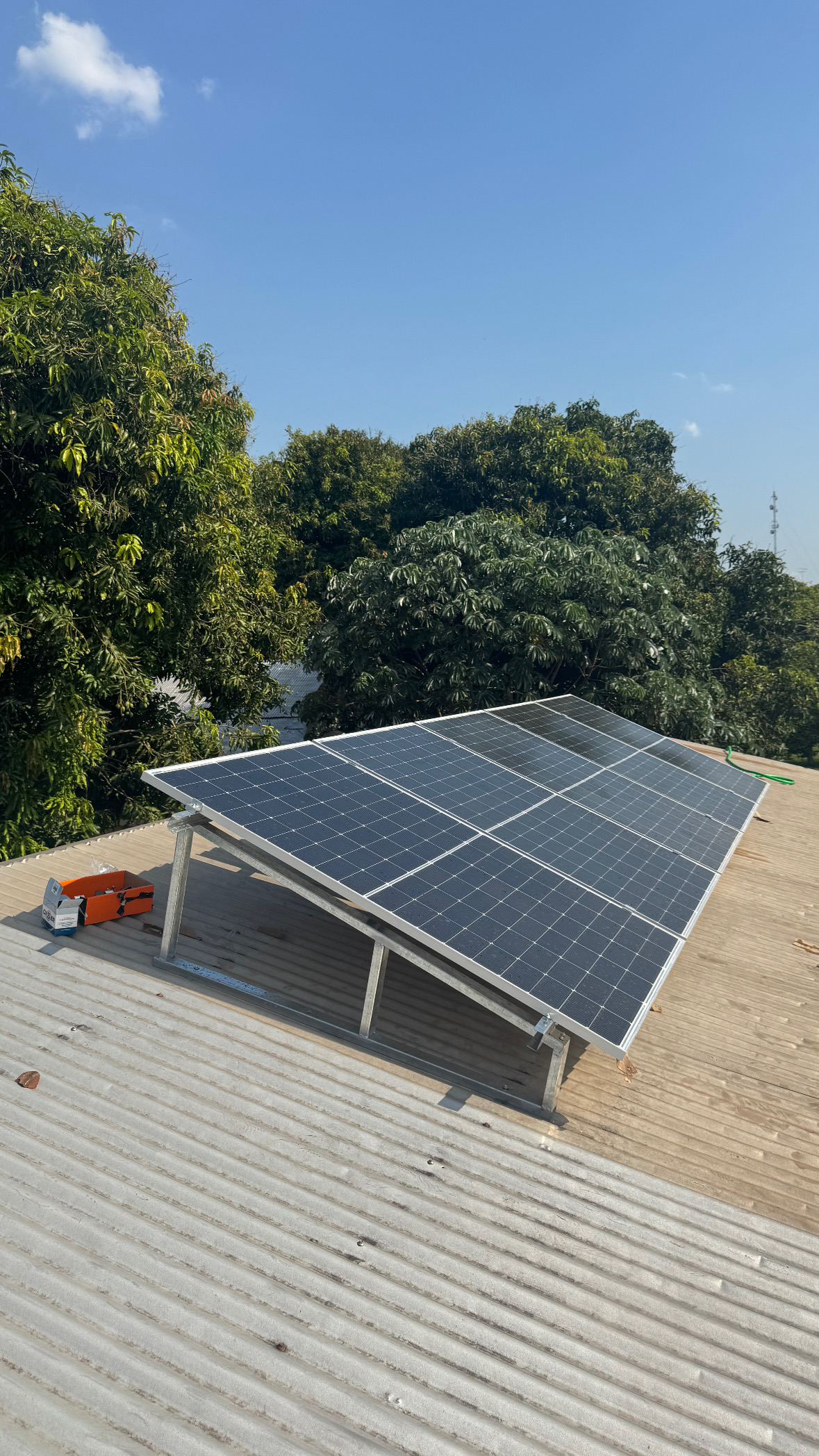 Instalación solar en una vivienda particular